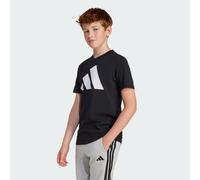 T-shirt Essentials Junior Black / White 11-12A