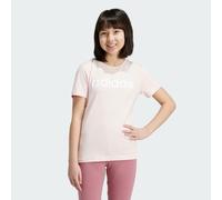 T-shirt Essentials Linear Logo Cotton Slim Fit Sandy Pink / White 7-8A