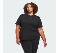 adidas Femme Essentials Small Logo Tshirt, Black/White, 4XL Plus