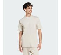 adidas Homme Essentials Small Logo Single Jersey Tee, Wonder Alumina/White, XXL