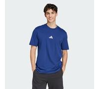 Adidas Homme Essentials Small Logo Single Jersey Tee, Dark Blue/White, XS