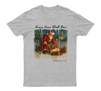 T-shirt Every Knee Shall Bow unisex regalo retrò stagionale divertente...