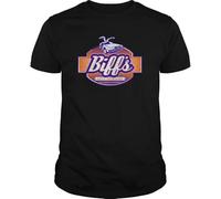 t Shirt Fashion Men t-Shirt bioshick Biff_S Auto Detailing BTTF Back Future Marty McFly Biff TANNEN Geeky Black