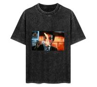 T-Shirt Fashion Short Sleeve A Better Tomorrow Chow Yun Fat Round Neck, Short Sleeve Cotton T-Shirt Black 3XL