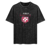 T-Shirt Fashion Short Sleeve First Juggernog Coll of Duty Zombies Video Gome Round Neck, Short Sleeve Cotton T-Shirt Black XXL