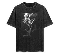 T-Shirt Fashion Short Sleeve Mitski Round Neck, Short Sleeve Cotton T-Shirt Black 3XL