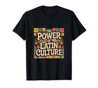 T-shirt Fiesta vintage Il potere della cultura latina Maglietta