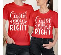 T-shirt Finalmente Got It Happy Valentine's Day Love Goal Couple Love...