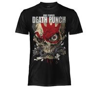 T-Shirt Five Finger Death Punch ufficiale maglia maglietta originale nera 5FDP