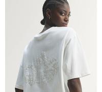 Womens adidas T-shirt Floral Gfx - Bianco, bianco 2XS