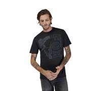 T-Shirt Fox Image Skull Prem Black M