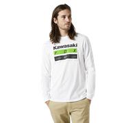 §T-Shirt FOX Racing Kawi Stripes LS Premium Opt Bianca§