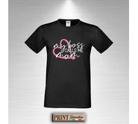 T-Shirt frasi divertenti il mio boss mi chiama mamma elegante estate moda slim