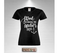 T-Shirt frasi elementi marinareschi sabbia elegante estate moda slim uomo donna