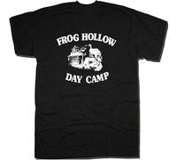 T Shirt Frog Hollow Day Camp Men Rock Band Tee Black S
