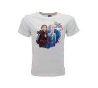 T-Shirt Frozen 2 originale Anna ed Elsa bianca maglia maglietta Disney novità