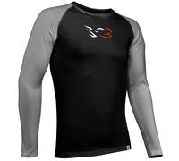 T-shirt funzionale da uomo nanosilver® Combi Ride nero-grigio L