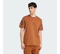 adidas Homme Future Icons Three Stripes Tee, Dusky Bronze, XL