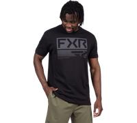 T-Shirt FXR Elevate Premium Nero/AsfaltoM Nero,Asfalto