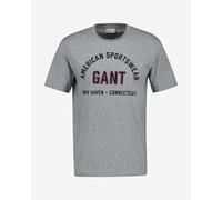 T-shirt Gant Printed Graphic manica corta grigio - M
