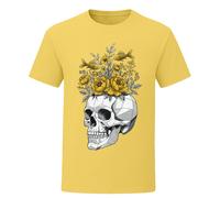 T-shirt Get Lost teschio pesce fiore morte grim maglietta gotica uomo donna...