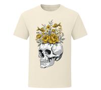 T-shirt Get Lost teschio pesce fiore morte grim maglietta gotica uomo donna...