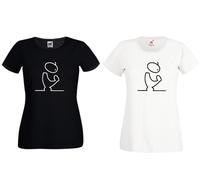 T-shirt gigi d'agostino bla bla bla anni 90 dance cotone bianca o nera donna