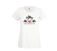 T-shirt Gigi d'agostino Danziamo Dag L'amore dance disco donna bianca o nera