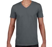 T-Shirt Gildan SoftStyle In Cotone Anello Spun V-Neck S-3XL