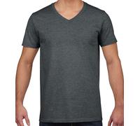 T-Shirt Gildan SoftStyle In Cotone Anello Spun V-Neck S-3XL