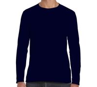 T-Shirt Gildan SoftStyle Manica Lunga Collo Girocotolo Cotone S-3XL