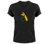 T-Shirt Girlie Donna Gottesanbeterin Praying Mantis Mantide Insetto