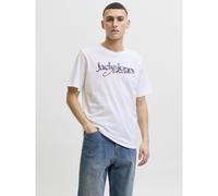 T-shirt girocollo a maniche corte, Tom Bianco L Tinta unita