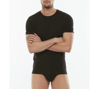 T-Shirt girocollo Cotton Stretch in cotone elasticizzato, nero Nero 3/S