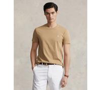 T-shirt girocollo Custom Slim Fit Beige XL Tinta unita