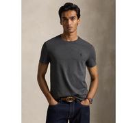 T-shirt girocollo Custom Slim Fit Grigio L Tinta unita
