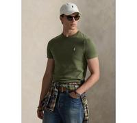 T-shirt girocollo Custom Slim Fit Verde XL Tinta unita
