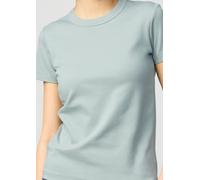 T-shirt girocollo donna Uniqlo U cotone pesante materiali di alta qualità NUOVA