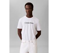 T-shirt girocollo maniche corte Bianco L Tinta unita