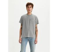 T-shirt girocollo maniche corte Grigio S Tinta unita