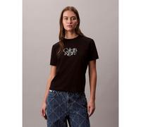 T-shirt girocollo maniche corte Nero L Message