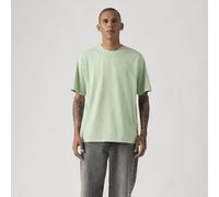 T-shirt girocollo maniche corte Verde L Tinta unita