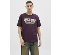 T-shirt girocollo Rosso S Fantasia