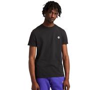 Timberland T-shirt Uomo DUN-RIVER TB0A2BPRX651 Slim Fit con Logo Ricamato Nero 3XL