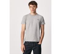T-shirt girocollo stretch Original Basic Grigio S Tinta unita