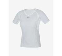 GORE WEAR M Maglia intima a maniche corte da donna GORE WINDSTOPPER, 36, Grigio chiaro/Bianco