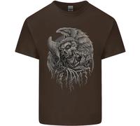 T-Shirt Gothic Per Bambini Con Teschio D'Angelo E Morte Per Biker