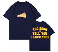T-shirt Gracie Abrams Risk 2024 The Secret of Us Tour Maglietta in Cotone a Manica Corta Uomo Donna Streetwear Top, Marina Militare, L