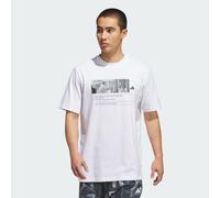 T-shirt Grafica adidas Basketball White XL