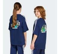 T-shirt Grafica adidas Originals X Minecraft Bambini Night Indigo 14-15A